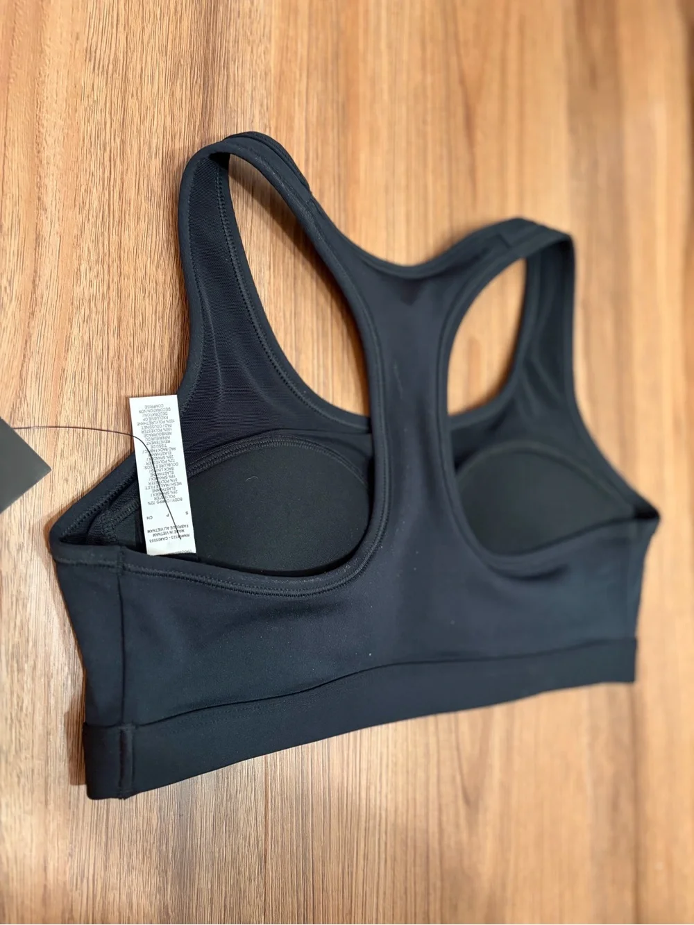New! Nike Women's Black Dri-FIT Medium Support Size Small Sports Bra
